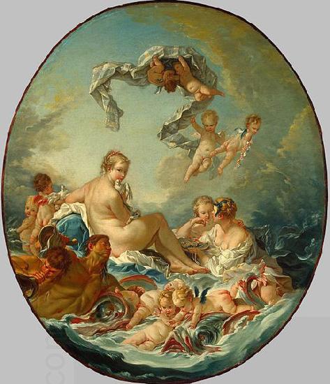 Francois Boucher The Triumph of Venus